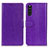 Handytasche Stand Schutzhülle Flip Leder Hülle A06D für Sony Xperia 10 III SO-52B Violett