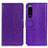 Handytasche Stand Schutzhülle Flip Leder Hülle A06D für Sony Xperia 5 III SO-53B Violett