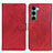 Handytasche Stand Schutzhülle Flip Leder Hülle A07D für Motorola Moto Edge S30 5G Rot