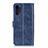 Handytasche Stand Schutzhülle Flip Leder Hülle A07D für Samsung Galaxy A32 5G Blau