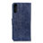 Handytasche Stand Schutzhülle Flip Leder Hülle A07D für Samsung Galaxy M02 Blau