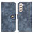 Handytasche Stand Schutzhülle Flip Leder Hülle A07D für Samsung Galaxy S21 5G Blau