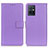 Handytasche Stand Schutzhülle Flip Leder Hülle A08D für Vivo T1 5G India Violett