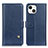 Handytasche Stand Schutzhülle Flip Leder Hülle A09 für Apple iPhone 13 Mini Blau