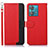 Handytasche Stand Schutzhülle Flip Leder Hülle A09D für Motorola Moto Edge 40 Neo 5G Rot