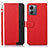 Handytasche Stand Schutzhülle Flip Leder Hülle A09D für Motorola Moto G14 Rot