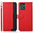 Handytasche Stand Schutzhülle Flip Leder Hülle A09D für Motorola ThinkPhone 5G Rot