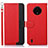 Handytasche Stand Schutzhülle Flip Leder Hülle A09D für Nokia C200 Rot