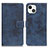 Handytasche Stand Schutzhülle Flip Leder Hülle A10 für Apple iPhone 13 Mini Blau