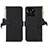 Handytasche Stand Schutzhülle Flip Leder Hülle A11D für Huawei Honor X8b Schwarz