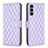 Handytasche Stand Schutzhülle Flip Leder Hülle B01F für Motorola Moto Edge S30 5G Violett