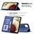 Handytasche Stand Schutzhülle Flip Leder Hülle B01F für Samsung Galaxy A12 5G