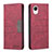 Handytasche Stand Schutzhülle Flip Leder Hülle B01F für Samsung Galaxy A23s Rot
