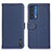 Handytasche Stand Schutzhülle Flip Leder Hülle B01H für Motorola Moto Edge (2021) 5G Blau