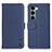 Handytasche Stand Schutzhülle Flip Leder Hülle B01H für Motorola Moto Edge S30 5G Blau