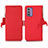 Handytasche Stand Schutzhülle Flip Leder Hülle B01H für Nokia G42 5G Rot