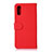 Handytasche Stand Schutzhülle Flip Leder Hülle B01H für Samsung Galaxy A02 Rot