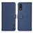 Handytasche Stand Schutzhülle Flip Leder Hülle B01H für Sony Xperia Ace II Blau