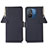 Handytasche Stand Schutzhülle Flip Leder Hülle B01H für Xiaomi Poco C55 Blau