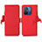 Handytasche Stand Schutzhülle Flip Leder Hülle B01H für Xiaomi Redmi 11A 4G Rot