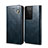 Handytasche Stand Schutzhülle Flip Leder Hülle B01S für Samsung Galaxy S21 Ultra 5G Blau