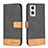 Handytasche Stand Schutzhülle Flip Leder Hülle B02F für Oppo Reno8 Lite 5G