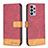 Handytasche Stand Schutzhülle Flip Leder Hülle B02F für Samsung Galaxy A72 4G Rot