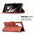 Handytasche Stand Schutzhülle Flip Leder Hülle B02F für Samsung Galaxy S21 Ultra 5G