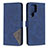 Handytasche Stand Schutzhülle Flip Leder Hülle B02F für Samsung Galaxy S21 Ultra 5G Blau