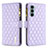 Handytasche Stand Schutzhülle Flip Leder Hülle B03F für Motorola Moto Edge S30 5G Violett