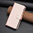 Handytasche Stand Schutzhülle Flip Leder Hülle B03F für Nokia C22 Rosegold