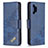 Handytasche Stand Schutzhülle Flip Leder Hülle B03F für Samsung Galaxy A32 5G Blau