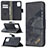 Handytasche Stand Schutzhülle Flip Leder Hülle B03F für Samsung Galaxy M80S