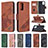 Handytasche Stand Schutzhülle Flip Leder Hülle B03F für Samsung Galaxy Note 20 5G