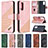 Handytasche Stand Schutzhülle Flip Leder Hülle B03F für Samsung Galaxy S20 FE 4G