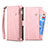 Handytasche Stand Schutzhülle Flip Leder Hülle B03S für Nokia XR20 Rosa
