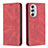 Handytasche Stand Schutzhülle Flip Leder Hülle B04F für Motorola Moto Edge X30 5G Rot