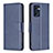 Handytasche Stand Schutzhülle Flip Leder Hülle B04F für OnePlus Nord CE 2 5G Blau