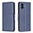 Handytasche Stand Schutzhülle Flip Leder Hülle B04F für Samsung Galaxy A04 4G Blau