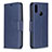 Handytasche Stand Schutzhülle Flip Leder Hülle B04F für Samsung Galaxy A10s Blau