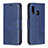 Handytasche Stand Schutzhülle Flip Leder Hülle B04F für Samsung Galaxy A20e Blau