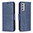 Handytasche Stand Schutzhülle Flip Leder Hülle B04F für Samsung Galaxy A34 5G Blau