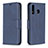 Handytasche Stand Schutzhülle Flip Leder Hülle B04F für Samsung Galaxy A40s Blau