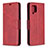 Handytasche Stand Schutzhülle Flip Leder Hülle B04F für Samsung Galaxy A42 5G Rot