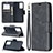 Handytasche Stand Schutzhülle Flip Leder Hülle B04F für Samsung Galaxy A52 4G