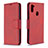 Handytasche Stand Schutzhülle Flip Leder Hülle B04F für Samsung Galaxy M11 Rot