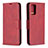 Handytasche Stand Schutzhülle Flip Leder Hülle B04F für Samsung Galaxy Note 20 5G Rot