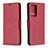 Handytasche Stand Schutzhülle Flip Leder Hülle B04F für Samsung Galaxy Note 20 Ultra 5G Rot