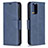 Handytasche Stand Schutzhülle Flip Leder Hülle B04F für Xiaomi Poco M5S Blau