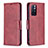 Handytasche Stand Schutzhülle Flip Leder Hülle B04F für Xiaomi Redmi Note 11 5G Rot